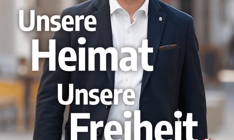 „Unsere Heimat. Unsere Freiheit.“ – Hochformat