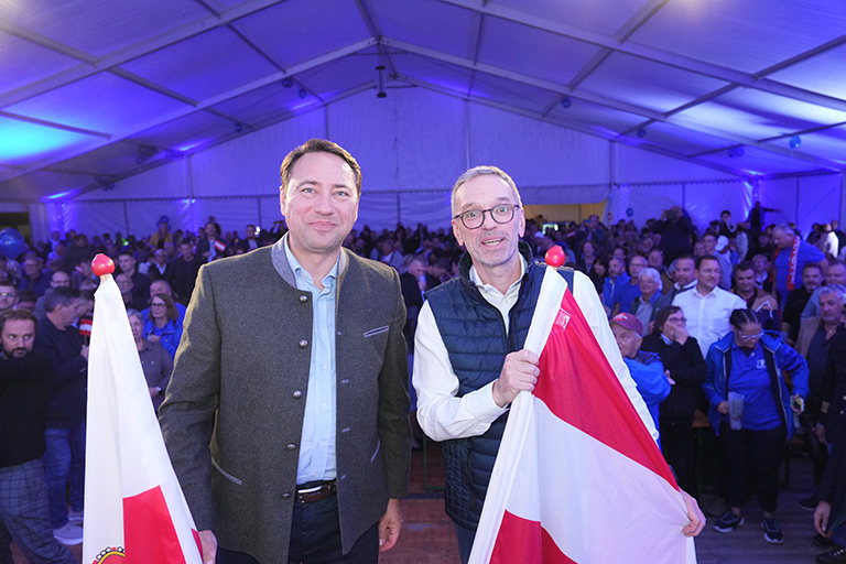 Dr. Manfred Haimbuchner und Herbert Kickl
