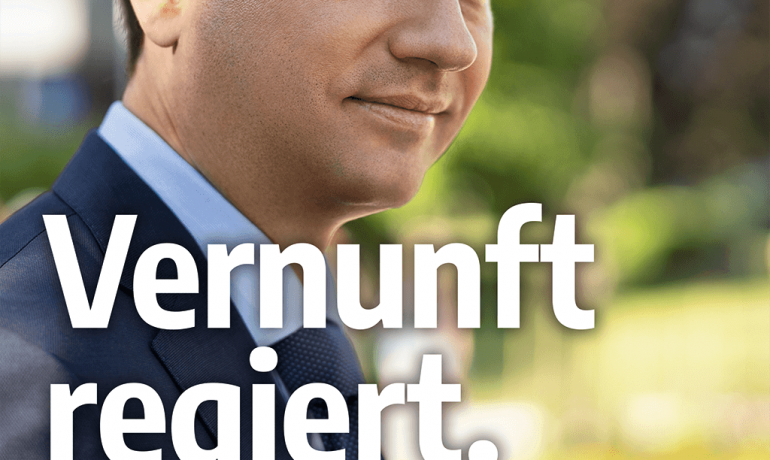 „Vernunft regiert.“ – Hochformat