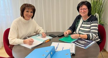 Sabine Binder und Rosa Ecker